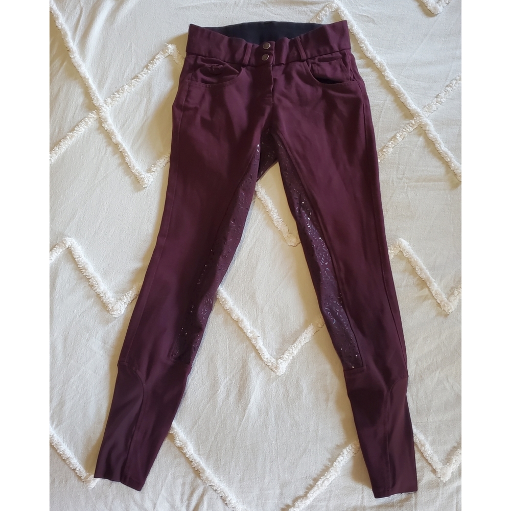 Piper 26R Maroon Full Seat Breeches